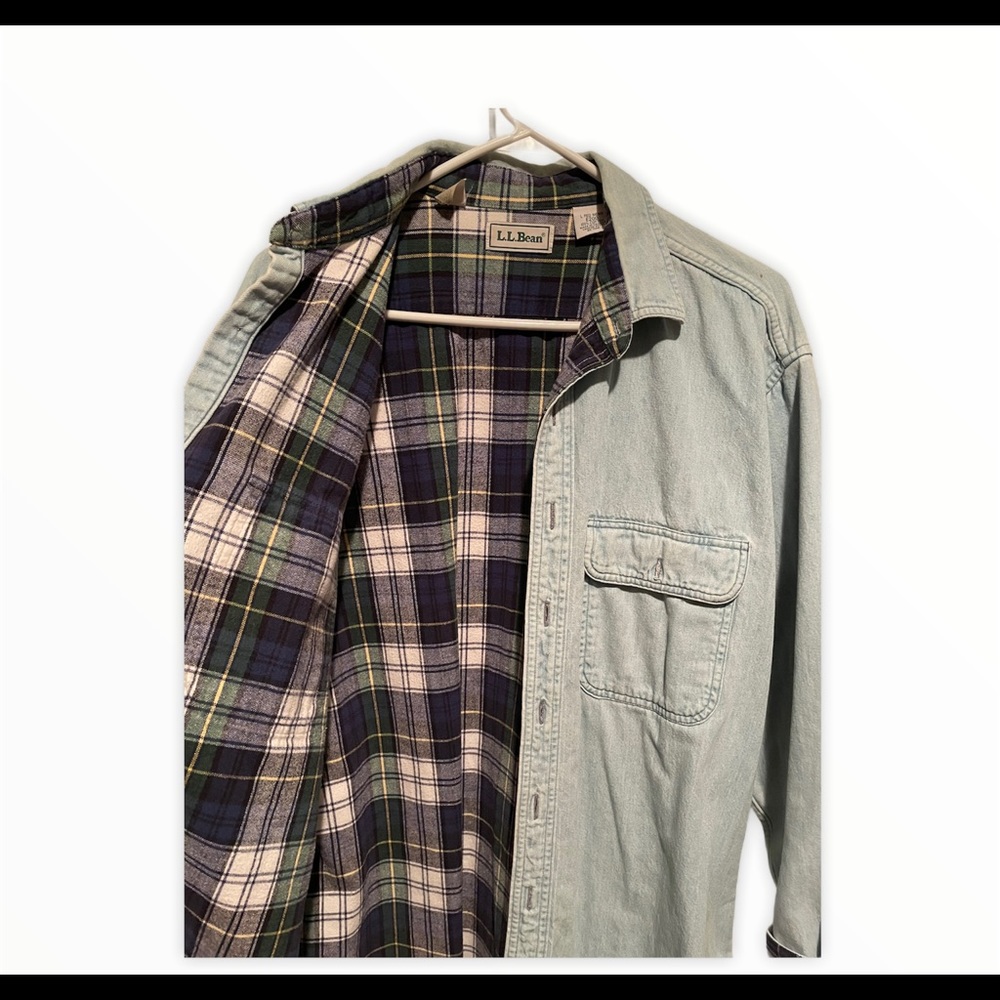 Vintage L.L.Bean Mens L Denim Shirt